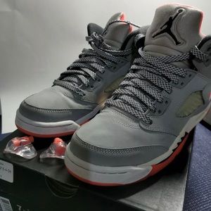 Jordan retro 5s “ hot lava “ grey